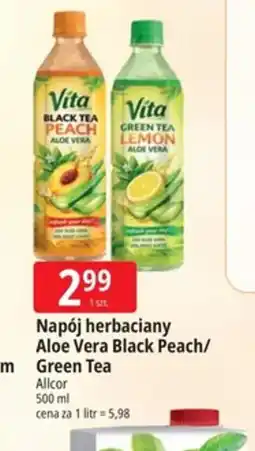 E.Leclerc Napój herbaciany Aloe Vera Black Peach/ Green Tea oferta