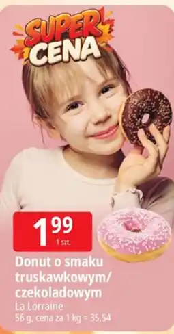 E.Leclerc Donut o smaku truskawkowym/czekoladowym oferta