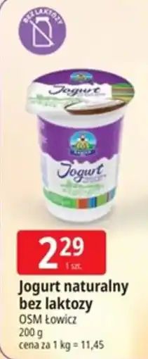 E.Leclerc Jogurt naturalny bez laktozy OSM Łowicz oferta