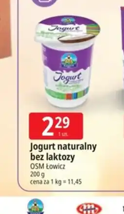 E.Leclerc Jogurt naturalny bez laktozy OSM Łowicz oferta