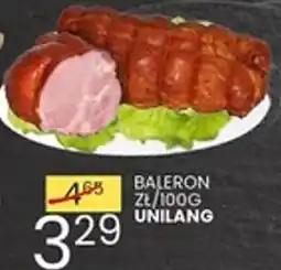 Wafelek Baleron Unilang oferta