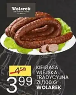 Wafelek Kiełbasa Wiejska Tradycyjna Wolarek oferta
