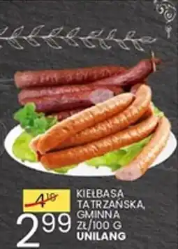 Wafelek Kielbasa Tatrzańska Gminna oferta