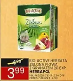 Wafelek Big Active Herbata Zielona Pigwa z Granatem oferta