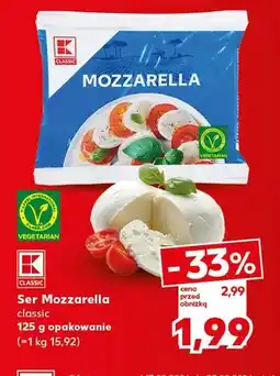 Kaufland Ser Mozzarella classic K-Classic oferta