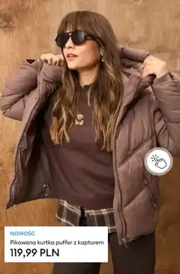 Sinsay Pikowana kurtka puffer z kapturem oferta