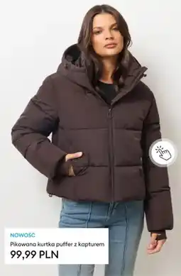 Sinsay Pikowana kurtka puffer z kapturem oferta