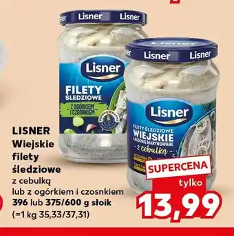 Kaufland Wiejskie filety śledziowe z cebulką Lisner oferta