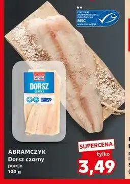 Kaufland Dorsz czarny porcje Abramczyk oferta