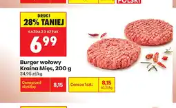 Biedronka Burger wołowy Kraina Mięs oferta