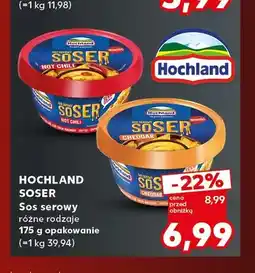 Kaufland Sos serowy hot chili Hochland Soser oferta