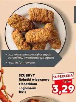 Kaufland Roladki wieprzowe z boczkiem i ogórkiem Szubryt oferta