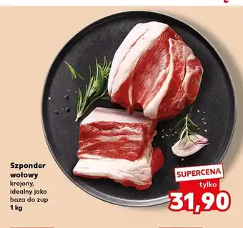 Kaufland Szponder wołowy krojony oferta