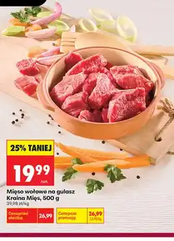 Biedronka Mięso wołowe na gulasz Kraina Mięs oferta