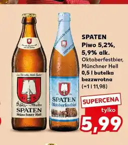 Kaufland Piwo Spaten Oktoberfestbier oferta