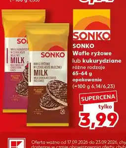 Kaufland Wafle ryżowe Sonko oferta