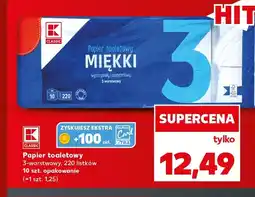 Kaufland Papier toaletowy 3-warstwowy K-Classic oferta