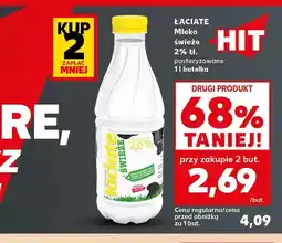 Kaufland Mleko świeże pasteryzowane Łaciate 2% oferta