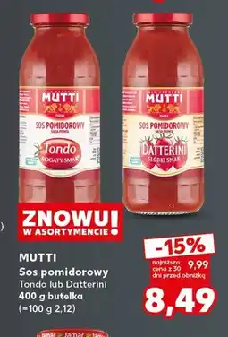 Kaufland Sos pomidorowy Datterini Mutti oferta