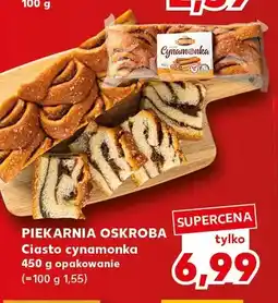 Kaufland Ciasto cynamonka Piekarnia Oskroba oferta
