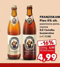 Kaufland Piwo pszeniczne 5% alk. Franziskaner oferta