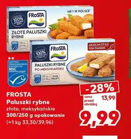 Kaufland Paluszki rybne złote Frosta oferta
