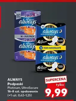 Kaufland Podpaski Always Platinum oferta