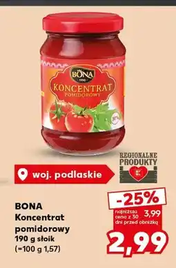 Kaufland Koncentrat pomidorowy Bona oferta