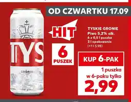 Kaufland Piwo Tyskie Gronie 6-pak oferta