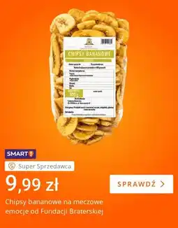 Allegro Chipsy bananowe na meczowe emocje od Fundacji Braterskiej oferta
