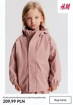 H&M Kurtka przeciwdeszczowa z polarową podszewką H & M oferta