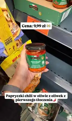 Biedronka Papryczki chili w oliwie z oliwek Gustobello Peperoncino Piccante oferta