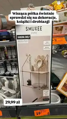 Biedronka Wisząca półka Smukee Home oferta