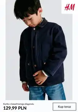 H&M Kurtka z bawełnianego diagonalu H & M oferta