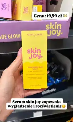 Biedronka Serum rozświetlające Miraculum Skin Joy Glow-Up oferta