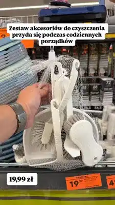 Biedronka Zestaw akcesoriów do czyszczenia oferta