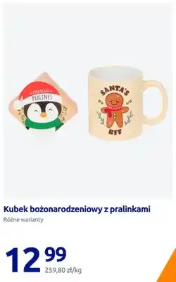 Action Kubek bożonarodzeniowy z pralinkami oferta