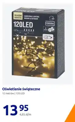 Action Oświetlenie świąteczne 12 metrów 120 LED oferta