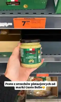 Biedronka Pesto pistacjowe GustoBello oferta