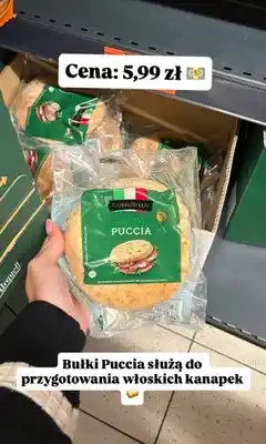 Biedronka Bułki Puccia GustoBello oferta