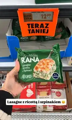 Biedronka Lasagne z ricottą i szpinakiem Giovanni Rana oferta