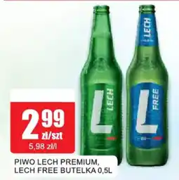 Bingo Piwo Lech Premium, Lech Free Butelka oferta