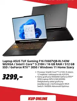 Media Markt Laptop ASUS TUF Gaming F16 oferta