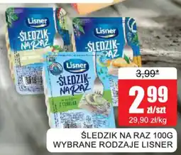 Bingo Śledzik na raz Lisner oferta