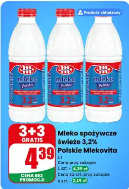 Dino Mleko spożywcze świeże 3,2% Polskie Mlekovita oferta