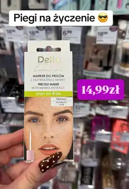 Rossmann Delia Cosmetics Eyebrow Expert Marker do piegów z ekstraktem z henny oferta