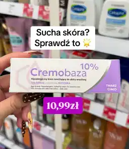 Rossmann Cremobaza 10% Hipoalergiczny krem nawilżający do skóry wrażliwej oferta
