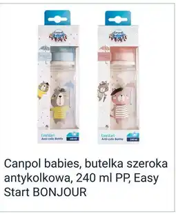 Rossmann Canpol babies, butelka szeroka antykolkowa, 240 ml PP, Easy Start BONJOUR oferta