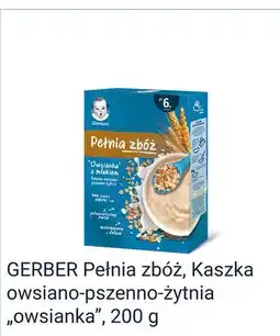 Rossmann GERBER Pełnia zbóż, Kaszka owsiano-pszenno-żytnia „owsianka” oferta