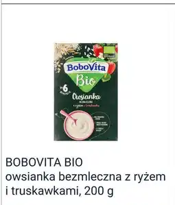 Rossmann BOBOVITA BIO owsianka bezmleczna z ryżem i truskawkami oferta